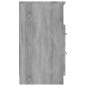 vidaXL Mesitas de noche 2 uds madera contrachapada gris Sonoma vidaXL Mesitas de noche 2 uds madera contrachapada gris Sonoma
