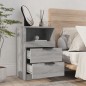 vidaXL Mesitas de noche 2 uds madera contrachapada gris Sonoma vidaXL Mesitas de noche 2 uds madera contrachapada gris Sonoma