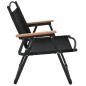 vidaXL Sillas de camping 2 uds tela Oxford negro 54x43x59 cm vidaXL Sillas de camping 2 uds tela Oxford negro 54x43x59 cm