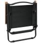 vidaXL Sillas de camping 2 uds tela Oxford negro 54x43x59 cm vidaXL Sillas de camping 2 uds tela Oxford negro 54x43x59 cm