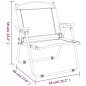 vidaXL Sillas de camping 2 uds tela Oxford negro 54x43x59 cm vidaXL Sillas de camping 2 uds tela Oxford negro 54x43x59 cm