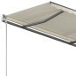 vidaXL Toldo de pie retráctil manual crema 350x250 cm vidaXL Toldo de pie retráctil manual crema 350x250 cm