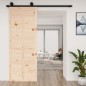 vidaXL Puerta de granero madera maciza pino 80x1,8x214 cm vidaXL Puerta de granero madera maciza pino 80x1,8x214 cm