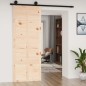 vidaXL Puerta de granero madera maciza pino 80x1,8x214 cm vidaXL Puerta de granero madera maciza pino 80x1,8x214 cm