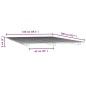 vidaXL Estructura de cama madera maciza de pino 150x200 cm vidaXL Estructura de cama madera maciza de pino 150x200 cm