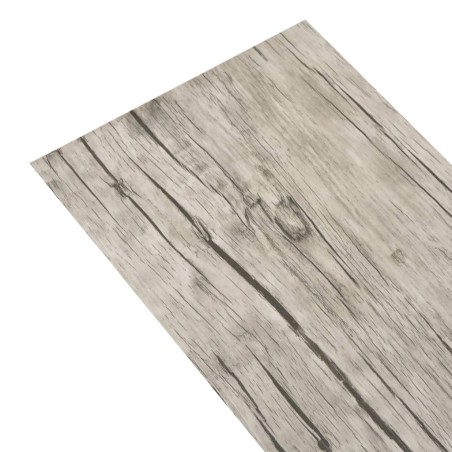 vidaXL Lamas para suelo de PVC autoadhesivas 5,02 m² 2 mm roble 