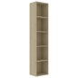 vidaXL Estantería madera contrachapada color roble 40x30x189 cm vidaXL Estantería madera contrachapada color roble 40x30x189 cm