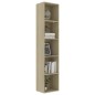 vidaXL Estantería madera contrachapada color roble 40x30x189 cm vidaXL Estantería madera contrachapada color roble 40x30x189 cm