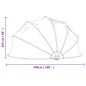 vidaXL Cúpula para piscina redonda PVC 406x203 cm vidaXL Cúpula para piscina redonda PVC 406x203 cm