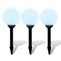 vidaXL Lámparas de camino de jardín 3 uds LED 20 cm con pincho vidaXL Lámparas de camino de jardín 3 uds LED 20 cm con pincho