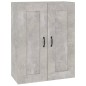 vidaXL Armario colgante de pared gris hormigón 69,5x32,5x90 cm vidaXL Armario colgante de pared gris hormigón 69,5x32,5x90 cm