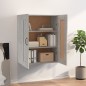vidaXL Armario colgante de pared gris hormigón 69,5x32,5x90 cm vidaXL Armario colgante de pared gris hormigón 69,5x32,5x90 cm