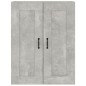 vidaXL Armario colgante de pared gris hormigón 69,5x32,5x90 cm vidaXL Armario colgante de pared gris hormigón 69,5x32,5x90 cm