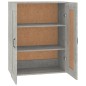 vidaXL Armario colgante de pared gris hormigón 69,5x32,5x90 cm vidaXL Armario colgante de pared gris hormigón 69,5x32,5x90 cm