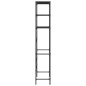 vidaXL Estantería de 3 niveles sobre lavadora negro 69x28x169 cm vidaXL Estantería de 3 niveles sobre lavadora negro 69x28x169 cm