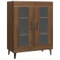 vidaXL Aparador de madera de ingeniería marrón roble 69,5x34x90 cm vidaXL Aparador de madera de ingeniería marrón roble 69,5x34x90 cm