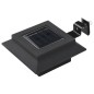 vidaXL Lámparas solares de exterior LED cuadradas 6 uds 12 cm negro vidaXL Lámparas solares de exterior LED cuadradas 6 uds 12 cm negro