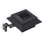 vidaXL Lámparas solares de exterior LED cuadradas 6 uds 12 cm negro vidaXL Lámparas solares de exterior LED cuadradas 6 uds 12 cm negro