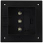 vidaXL Lámparas solares de exterior LED cuadradas 6 uds 12 cm negro vidaXL Lámparas solares de exterior LED cuadradas 6 uds 12 cm negro