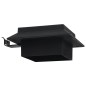 vidaXL Lámparas solares de exterior LED cuadradas 6 uds 12 cm negro vidaXL Lámparas solares de exterior LED cuadradas 6 uds 12 cm negro