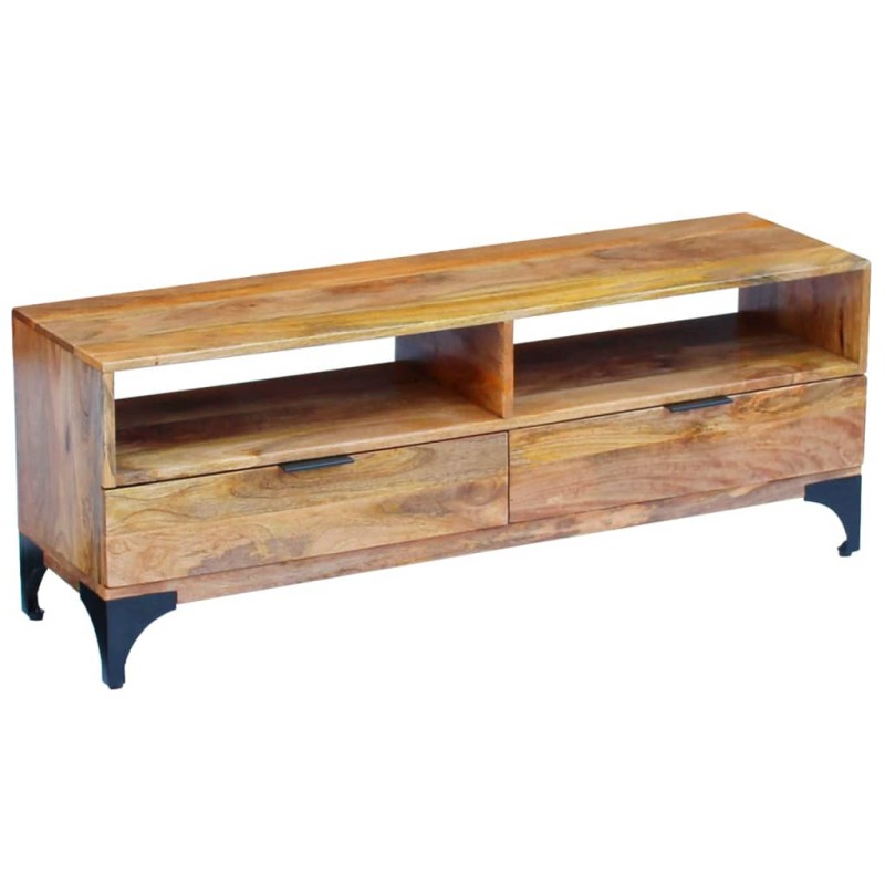 vidaXL Mueble para TV madera de mango 120x35x45 cm