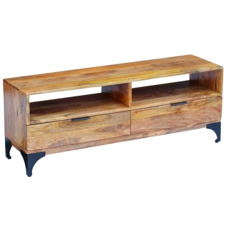 vidaXL Mueble para TV madera de mango 120x35x45 cm