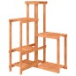 vidaXL Soporte para flores de madera maciza abeto 62,5x61,5x101,5 cm vidaXL Soporte para flores de madera maciza abeto 62,5x61,5x101,5 cm