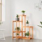 vidaXL Soporte para flores de madera maciza abeto 62,5x61,5x101,5 cm vidaXL Soporte para flores de madera maciza abeto 62,5x61,5x101,5 cm