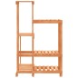 vidaXL Soporte para flores de madera maciza abeto 62,5x61,5x101,5 cm vidaXL Soporte para flores de madera maciza abeto 62,5x61,5x101,5 cm