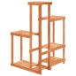 vidaXL Soporte para flores de madera maciza abeto 62,5x61,5x101,5 cm vidaXL Soporte para flores de madera maciza abeto 62,5x61,5x101,5 cm