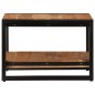 vidaXL Mesa de centro de madera maciza de acacia 60x60x40 cm