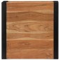 vidaXL Mesa de centro de madera maciza de acacia 60x60x40 cm