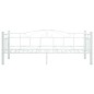 vidaXL Estructura de cama de metal blanco 90x200 cm vidaXL Estructura de cama de metal blanco 90x200 cm