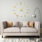 vidaXL Reloj 3D de pared con diseño moderno 100 cm XXL dorado vidaXL Reloj 3D de pared con diseño moderno 100 cm XXL dorado