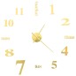vidaXL Reloj 3D de pared con diseño moderno 100 cm XXL dorado vidaXL Reloj 3D de pared con diseño moderno 100 cm XXL dorado