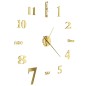 vidaXL Reloj 3D de pared con diseño moderno 100 cm XXL dorado vidaXL Reloj 3D de pared con diseño moderno 100 cm XXL dorado
