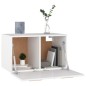 vidaXL Armario pared madera contrachapada blanco brillo 60x36,5x35 cm vidaXL Armario pared madera contrachapada blanco brillo 60x36,5x35 cm