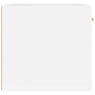 vidaXL Armario pared madera contrachapada blanco brillo 60x36,5x35 cm vidaXL Armario pared madera contrachapada blanco brillo 60x36,5x35 cm