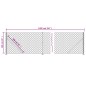 vidaXL Cerca de alambre con brida verde 1x10 m vidaXL Cerca de alambre con brida verde 1x10 m