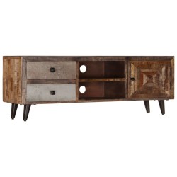 vidaXL Mueble para TV de madera maciza de mango 118x30x40 cm
