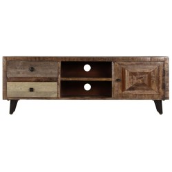 vidaXL Mueble para TV de madera maciza de mango 118x30x40 cm
