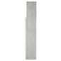 vidaXL Mueble cabecero gris hormigón 160x19x103,5 cm