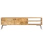 vidaXL Mueble de TV madera maciza de mango 140x30x40 cm vidaXL Mueble de TV madera maciza de mango 140x30x40 cm