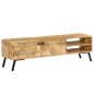 vidaXL Mueble de TV madera maciza de mango 140x30x40 cm vidaXL Mueble de TV madera maciza de mango 140x30x40 cm