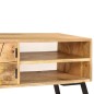 vidaXL Mueble de TV madera maciza de mango 140x30x40 cm vidaXL Mueble de TV madera maciza de mango 140x30x40 cm