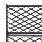 vidaXL Enrejado y arriate 3 macetas ratán sintético negro 83x30x130 cm vidaXL Enrejado y arriate 3 macetas ratán sintético negro 83x30x130 cm