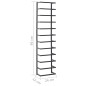 vidaXL Toallero de acero negro 24x12x96 cm vidaXL Toallero de acero negro 24x12x96 cm
