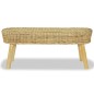 vidaXL Banco de recibidor 110x35x45 cm ratán natural vidaXL Banco de recibidor 110x35x45 cm ratán natural