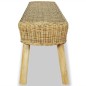 vidaXL Banco de recibidor 110x35x45 cm ratán natural vidaXL Banco de recibidor 110x35x45 cm ratán natural