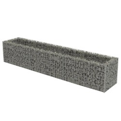 vidaXL Arriate de gaviones de acero 270x50x50 cm